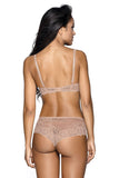 Lace Shorts with Satin Bow Detail for Women
