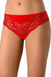 Sensual Lace Red Maisa Panties with Coquettish Bow