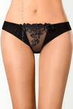 Elegant Lace Chocolate Bar Thong with Water Effect
