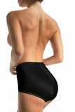 Black Body Shaping High-Cut Panties with Elastic Band