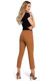 Classic Cotton Trousers with Elasticated Waistband