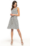 Elegant Floral Tie Dress for Summer Outings
