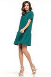 Charming Ruffle Summer Dress with Neck Tie Detail