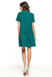 Charming Ruffle Summer Dress with Neck Tie Detail
