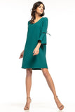 Elegant Loose Dress with Flirty Frill Sleeves