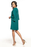 Elegant Loose Dress with Flirty Frill Sleeves