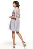 Charming Yoke Dress with Delicate Frill Detail