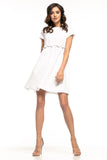 Charming Yoke Dress with Delicate Frill Detail
