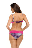 Charming Two-Piece Swimsuit with Push-Up Design