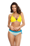 Stylish Push-Up Triangle Cup Swimsuit with Midi Cut Panties