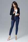 Sleek Slim Fit Jacket with Comfortable Lining and Pockets