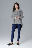 Stylish Zippered Jacket with Stand-Up Collar and Pockets