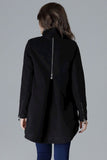 Fashionable Two-Button Jacket with Zippered Sleeves