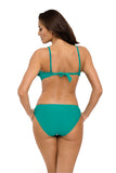 Cuban-Inspired One-Piece Swimsuit with Push-Up Cup
