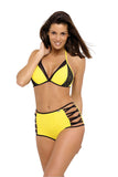 Trendy High Waist Push-Up Swimsuit in Vibrant Colors