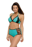 Trendy Push-Up Swimsuit with Stylish High Bottoms
