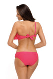 Trendy Two-Piece Latino Swimsuit with Ruffle Detail