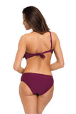 Trendy Two-Piece Latino Swimsuit with Ruffle Detail