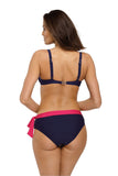 Elegant Two-Piece Swimsuit for D-G Cup Sizes
