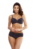 Elegant Two-Piece Swimsuit with Padded Cups and Underwire