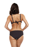 Elegant Two-Piece Swimsuit with Padded Cups and Underwire