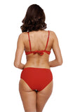 Elegant Two-Piece Swimsuit with Shaping Bra and High-Waist Bottoms