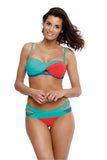Exotic Push-Up Swimsuit with Detachable Straps and Side Cuts