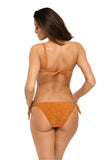 Two-Piece Italian Fabric Swimsuit with Asymmetrical Strap