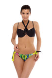 Versatile Tied Swimsuit with Push-Up Design