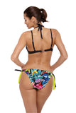 Versatile Tied Swimsuit with Push-Up Design
