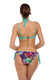 Versatile Tied Swimsuit with Push-Up Design
