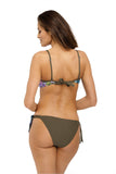 Tropical Floral Two-Piece Swimsuit with Push-Up Bra