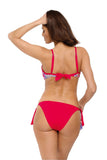 Tropical Floral Two-Piece Swimsuit with Push-Up Bra