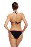 Stylish Two-Piece Push-Up Bikini with Adjustable Bottoms