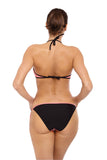Stylish Push-Up Bikini Set with Adjustable Ties