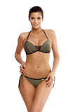 Elegant Push-Up Bikini Set with Adjustable Ties
