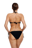 Elegant Push-Up Bikini Set with Adjustable Ties