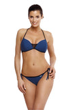 Elegant Push-Up Bikini with Adjustable Tied Sides