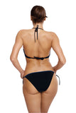 Elegant Push-Up Bikini with Adjustable Tied Sides