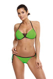 Stylish Push-Up Bikini Set with Adjustable Ties