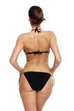 Stylish Push-Up Bikini Set with Adjustable Ties