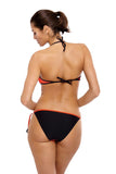 Tempting Push-Up Bikini Swimsuit with Stylish Trimmings