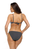Elegant Floral Monokini Swimsuit with Push-Up Support