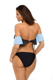 Cuban-Inspired Two-Piece Beach Set with Tassel Details