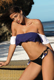 Cuban-Inspired Two-Piece Beach Set with Tassels