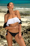 Cuban-Inspired Two-Piece Beach Set with Tassel Details