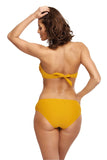 Elegant Two-Piece Swimsuit with Stylish Jewelry Accents