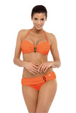 Elegant Two-Piece Swimsuit with Jewelry Accents