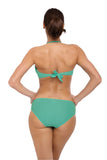 Elegant Two-Piece Swimsuit with Stylish Jewelry Accents