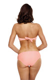 Elegant Two-Piece Swimsuit with Stylish Jewelry Accents